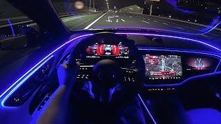 The New Mercedes E Class 2024 Test Drive at NIGHT