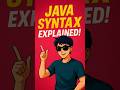 Java Syntax Explained: public, static, void Main 🚀 (For Beginners)