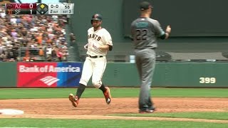 ARI@SF: Belt drives in Pagan with a triple to right