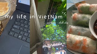 day in my life 🍋 || aesthetic vlog VietNam || cooking, chill, working, cakes 🍰 chill vlog ✨