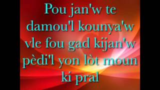 Daben- Pa Leve Men Sou Li Lyrics