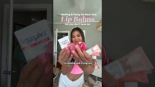 ranking and trying out the most viral lip balms so you dont have to! 💋🛼🪩⭐️