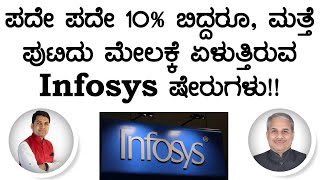 ಪದೇ ಪದೇ 10% ಬಿದ್ದರೂ, ಮತ್ತೆ ಪುಟಿದು ಮೇಲಕ್ಕೆ ಏಳುತ್ತಿರುವ Infosys ಷೇರುಗಳು!!