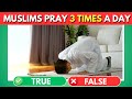 True or False Islam Edition ✅ 🟥 (no music) | Quiz The Islam