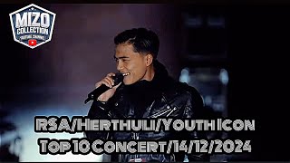 RSA/Herthuli/Youth Icon Top IO Concert 14/12/2024  #jlalrosanga #rsa #youthicon #mizoram #concert