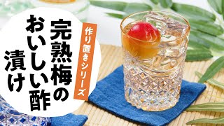 『完熟梅のおいしい酢漬け』の作り方　料理研究家：麻生怜菜　【日本自然発酵】