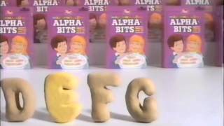 Marshmallow Alpha-Bits commercial from 1990