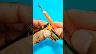 Soldering iron | Make soldering iron with battery 9 volt battery | homemade soldering iron #shorts