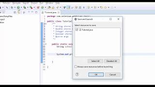 Java Tutorial - Variables