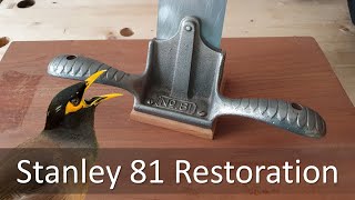 Stanley no. 81 Cabinet Scraper - happy restoration with friends!