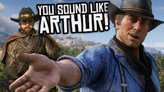 Voice Actor Trolls Players with Arthur Morgan Impression in Red Dead Online! #1