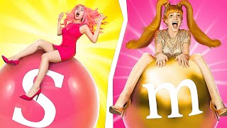 Gold Girl vs Pink Girl / Color Challenge