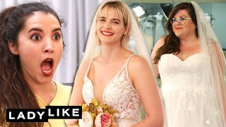We Try On Wedding Dresses • Ladylike
