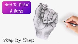 How To Draw A Hand | Easy Tutorial | Step By Step | Arts Core