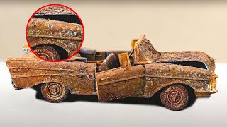 Transforming a Vintage Toy Car into its Former Glory
