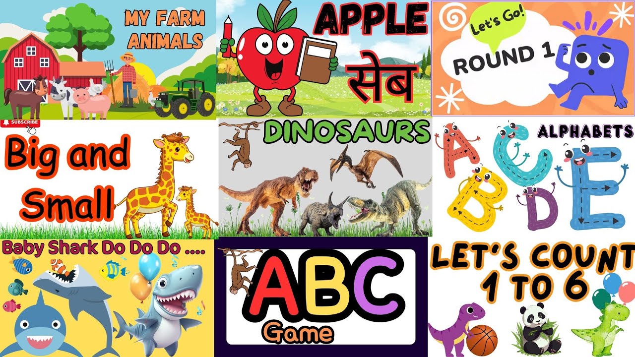 Nursery Rhymes Toddlers Learning Phonics Song Learn Read Preschool