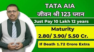 Join Now! ₹5.50 Crore Maturity Benefit Plan at TATA AIA - By Just Investing ₹10 Lakh P.A. | BCC