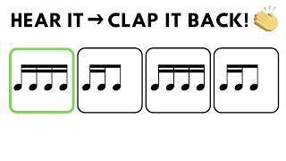 Rhythm Clap Along (16th Notes) • Beginner Level 1 to 3