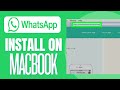 How to install whatsapp on macbook air or  pro