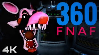 VR 360 FNAF Scary Horror Fun Game FIVE NIGHTS AT FREDDY'S Help Wanted (Vent Repair Mangle 4K)