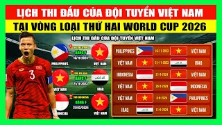 Lịch Thi Đấu Vòng Loại Thứ 2 World Cup 2026 Khu Vực Châu Á Của Đội Tuyển Việt Nam