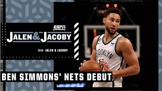 Ben Simmons makes long awaited Nets debut 😤 | Jalen & Jacoby