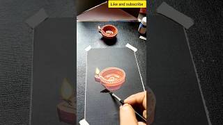 Sparkling Diwali Delight 🪔✨ | Time-lapse Painting |#shorts#trending