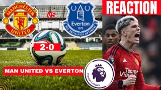 Manchester United vs Everton 2-0 Live Stream Premier League Football EPL Match Score Highlights FC