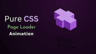 Animated Loader using HTML & CSS | Creative JS Coder