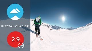 Red 29 - 360 VR | Pitztal Glacier, Austria | Piste View