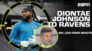 Dan Orlovsky has a 'concern' about Diontae Johnson going to the Ravens 👀 | NFL Live