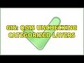 GIS: QGIS Unchecking Categorized Layers