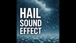🌨️ Hailstorm Sounds – Ice Pellets Falling During a Storm