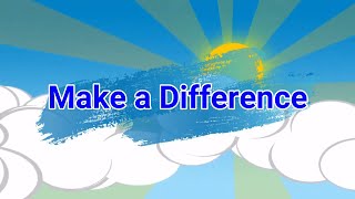 Make A Difference with Lyrics | Accompaniment Piano Minus One