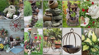 Amazing Garden Decoration Ideas Using Old Kitchen Items|garden decorating Ideas