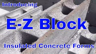 E-Z Block insulated concrete forms diy