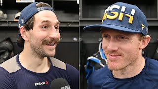 Forsberg och Nyquist om hur man skapar kemi på isen 🇸🇪 Forsberg and Nyquist discuss chemistry on ice