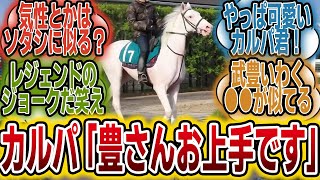 武豊「カルパ君は●●がソダシに似てる」←ある意味衝撃発言wwwに対するみんなの反応【競馬の反応集】