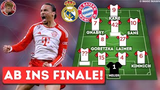 Mit dieser Aufstellung ins Finale einziehen! So spielt Bayern gegen Real Madrid! (CL Rückspiel)