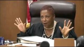 Judge Vonda Evans sentencing a racist cop who beat down a black man