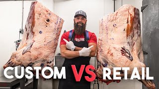 Custom vs. Retail Front Quarters of Cow: A Comparison by The Bearded Butchers
