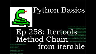 Python Basics itertools chain from iterables
