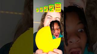 Small, big, giant, toxic Waste (Sour Challenge) #candy #toxicwaste #food #challe