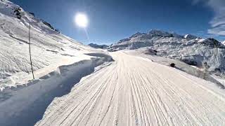 Val Cenis - 4K - GoPro 12 -  2800m - TSF4Met - Lac du Mont Cenis - vers le Mont Cenis  27-12-2023