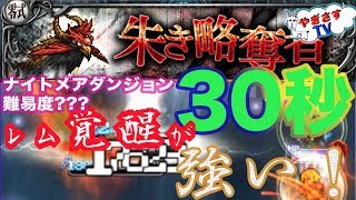 【無課金勢が行く！FFRK】♯369ナイトメアダンジョン３朱き略奪者３０秒切りに挑戦！