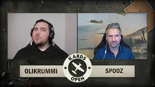 KARDS Open XIV - Top 4 - $1500 Prize pool w/ Olikrummi, Darkness, Jking7 and Spooz