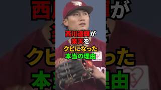 西川遥輝が楽天をクビになった本当の理由がヤバい...