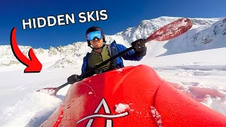 Backcountry Snow Kayaking in the Rockies!