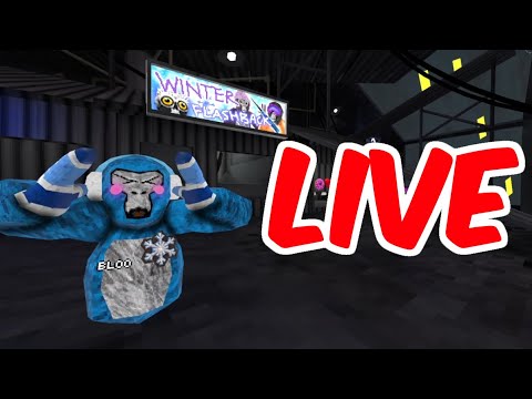 GORILLA TAG NEW UPDATE LIVE WITH VIEWERS ( MINIGAMES AND FAN CODES)