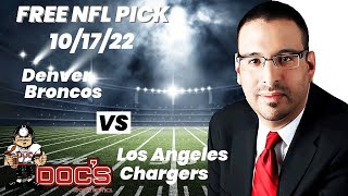 NFL Picks - Denver Broncos vs Los Angeles Chargers Prediction, 10/17/2022 Week 6 NFL Free Picks